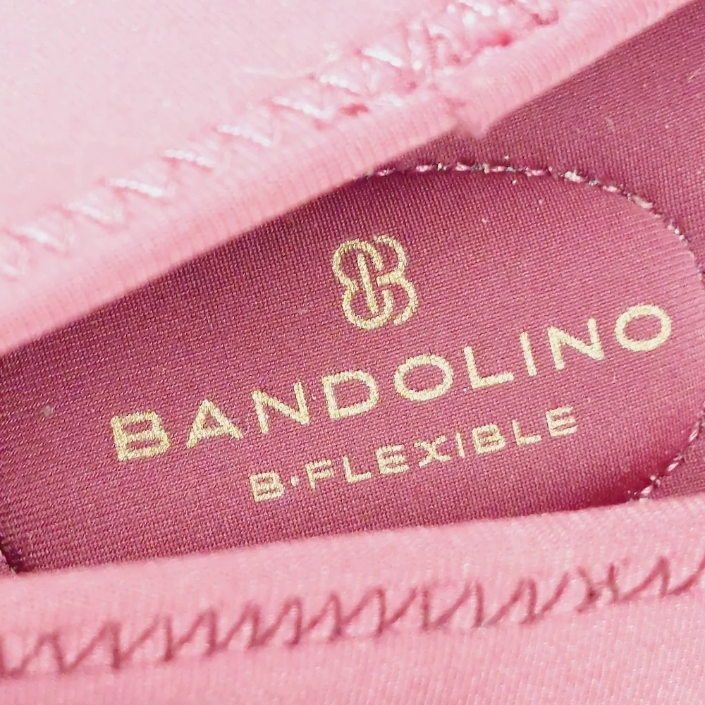 Bandolino Red Textile Slip On Gold Hardware Detail Wedge Heels E881